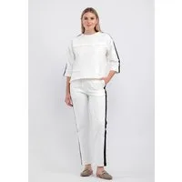 Tom Barron Trainingsanzug Two Color Tracksuit mit Be Kind At Mad You Beautiful Top