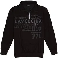 Lavecchia Sweatshirt Lavecchia Herren Sweatshirt LV-2029 Übergröße Poloshirt