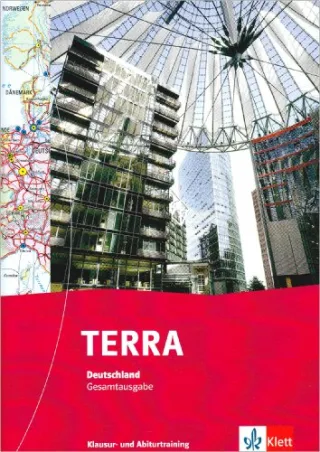 TERRA Deutschland Bundesausgabe: Klausur- und Abiturtraining [Taschenbuch] [2009]