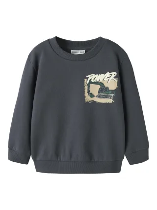 NAME IT - NMMNAYEL LS NREG SWEAT BRU BOX Ombre Blue - Gr. - 92