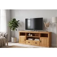 OTTO home Lowboard Konrad TV-Board, TV-Kommode, Breite 169 cm, Höhe 67 cm, Metallgriffe, Kabeldurchführung