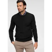OLYMP Rundhalspullover OLYMP Strick Casual moderner Strickpullover