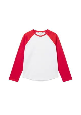 s.Oliver - T-Shirt rot/weiß - Gr. - 36