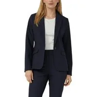s.Oliver BLACK LABEL Jackenblazer mit 1-Knopf-Verschluss und Viskose-Stretch
