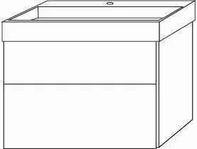 Sanipa Waschtischunterbau mit Auszügen 3way BP9851T