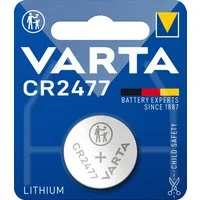 VARTA Varta Lithium Coin CR2477 Batterie 3V Knopfzelle 1 Stück Batterie