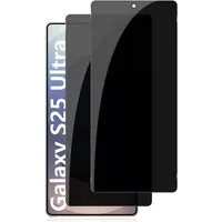 SmartUP Displayschutzglas 2X Schutzglas für Samsung Galaxy S25 Ultra Blickschutz Panzerglas Full für Für Samsung Galaxy S25 Ultra, Anti-Spy, Sichtschutz