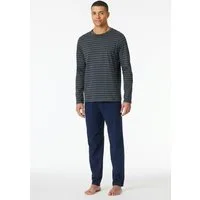 Schiesser Schlafanzug Casual Essentials (2 tlg) mit Streifen