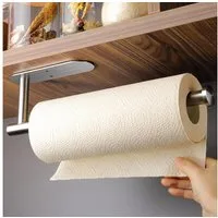 FELIXLEO Küchenrollenhalter Küchenrollenhalter Selbstklebend Unterbau Edelstahl, (1-St)