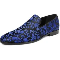 Allthemen Loafer Herren Slipper Pennyloafer mit elegantem Jacquard