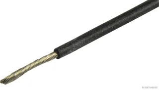 HERTH&BUSS Elektroleitung, Silikon 0,75 mm², schwarz, 5 m schwarz - 51275506000