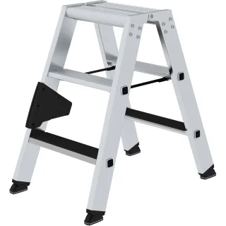 Munk Stufen-Stehleiter beidseitig begehbar mit clip-step - 041603