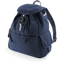 Quadra Cityrucksack Vintage Canvas Rucksack für Damen u. Herren, Gewaschener Canvas