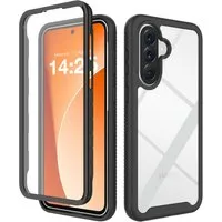Tec-Expert Handyhülle 360 Grad Premium Handy Hülle für Samsung Galaxy A57 5G 6.7 Zoll, 6.7, Rundum Schutz Cover Case Bumper Stoßdämpfung