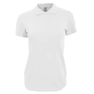 SOLS Womens/Ladies Perfect Pique Short Sleeve Polo Shirt (Weiß)