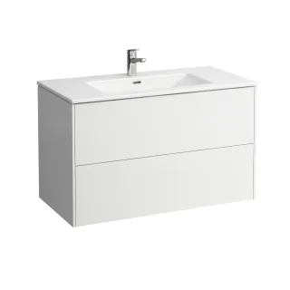 LAUFEN PRO S SET Base 1000x610x500 Waschtisch weiss inkl. Unterbau weiß glänzend 8.6496.2.261.104.1 H8649622611041
