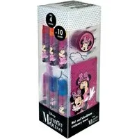 Disney Minnie Mouse Farbkasten Schreibwaren-Set Kreativspaß mit 35 Teilen für für Schule und Freizeit