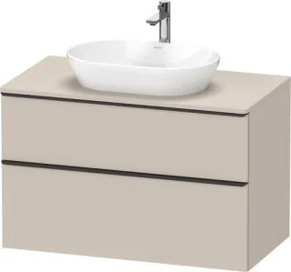 Duravit D-Neo Konsolenwaschtischunterbau wandhängend Taupe Matt 1000x550x664 mm - DE49680BD910000 DE49680BD910000