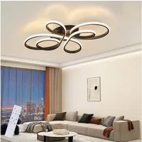 ZMH LED Deckenleuchte Wohnzimmer Modern Schmetterlingforming, Hochwertige Material, LED fest integriert, Warmweiß-Neutralweiß-Kaltweiß, Design Deckenbeleuchtung Groß für Esszimmer Büro Küche