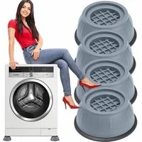 RACEL Vibrationsdämpfer Vibrationsdämpfer Waschmaschine Füße Anti Vibration Set 4 Stück, (Set, 1-St., 4-er Set), Geräuschreduzierend, stabil