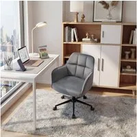 YOUDENOVA Bürostuhl mit Rollen, höhenverstellbarer, ergonomisch, 64x64x90cm (1 St), Höhenverstellbar & 360° Drehbar