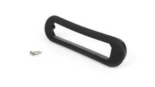 Montagerahmen | Cell2 | ID6/MS6 Grommet Kit | Flush Mount, Gummi schwarz, 140×40×15mm, für LED-Module | MS6, ID6, Einbau, Fahrzeug, Stealth
