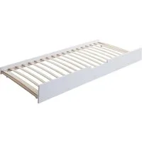 Ticaa Bettschubkasten Schubkasten Set / Zusatzbett, Zusatzbett inkl. Rollrost, Praktisches Zubehör mit Funktion
