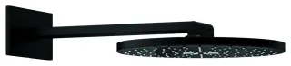 GROHE Kopfbrause-Set Rainshower Aqua 107056, 2 Strahl Brausearm phantom black, 107056KF00 107056KF00
