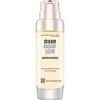 MAYBELLINE NEW YORK Foundation DREAM RADIANT LIQUID MAKE-UP, mittlere Deckkraft, strahlendes Finish, 12H Feuchtigkeitspower
