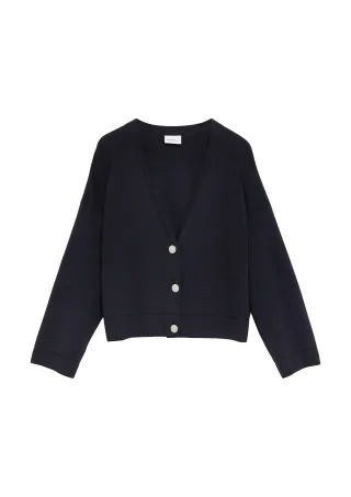comma - Strickjacke blau - Gr. - 38