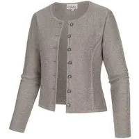 Nübler Trachtenstrickjacke Strickjacke Amira in Silber von Nübler, Trachtenmode