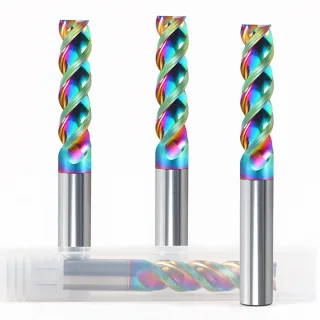 4mm 10mm Shank 3 Flutes Tungsten Carbide CNC Router Bit 4mm/10mm Cutting Diameter 12mm/24mm/30mm Cutting Length Milling