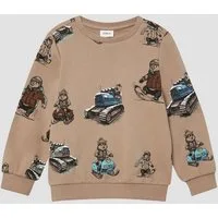 s.Oliver Sweatshirt Sweatshirt Sweatshirt mit All-over-Print