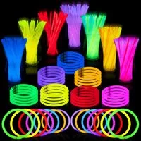 JOYIN Knicklicht JOYIN Knicklichter Party Set für Kinder,100 Stück Leuchtstäbe,7 Farben