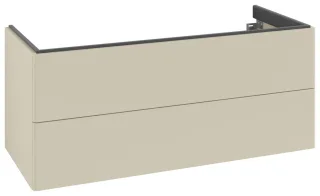 Villeroy & Boch Waschtischunterschrank Antao 1188x504x493mm 2 Ausz. WT li Fr o Str Silk Grey Matt La K06000HJ
