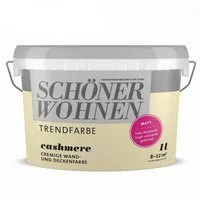 SCHÖNER WOHNEN FARBE Wandfarbe SW Trend Wandfarbe matt 1,0L Cashmere 1515