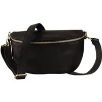 MIRROSI Bauchtasche Damen, Echtleder, Leder, Made in Italy, Umhängetasche, Brusttasche, (Schultertasche für jeden Anlass (1 Tasche & 1 Gurt), 3 Größen auswählbar), Crossbody Bag, Damen Taschen verstellbaren Schulterriemen