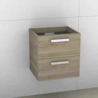 Artiqua 414 Waschtischunterschrank für Venticello 412450 Sanremo Eiche quer NB, 414-WU2L-V102-7144-4 414-WU2L-V102-7144-428