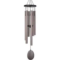 LuxusKollektion Windspiel Windspiel 32 Zoll 6 Aluminiumrohre Massivholz Bronze Garten Terrasse