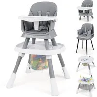 COSTWAY Hochstuhl (1 St), 16 in 1 Kinderhochstuhl, Babystuhl für Kinder ab 6 Monate