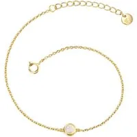 Glanzstücke München Gliederarmband GSM4002 (1-tlg), mit Mondstein (synth)