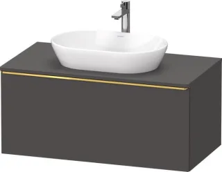 Duravit D-Neo Konsolenwaschtischunterbau wandhängend Graphit Matt 1000x550x459 mm - DE4948034490000 DE4948034490000