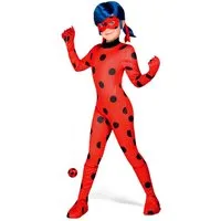 Viving Costumes Kostüm Ladybug-Kinderkostüm Miraculous-Lizenzkostüm rot-schwarz