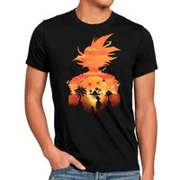 style3 T-Shirt Saiyajin Sunset super dragonball z gt songoku breakers daima