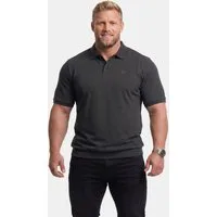 Men Plus Poloshirt Poloshirt Bauchfit Basic Piqué Halbarm