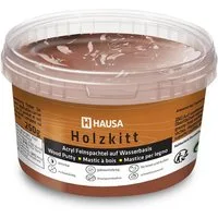 Hausa Holz-Reparaturset Holzkitt, 250g gebrauchsfertig ausgezeichnete Füllkraft rissbeständig, 1-St., Gramm Palisander Holzspachtelmasse Kitt für Holz, Holzspachtel/Füllmasse zum Reparieren