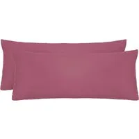 Biberna Kissenbezug Michi Feinjersey mit Reißverschluss, (2 Stück), verschiedene Größen, Feinjersey Kissenhülle aus 100% Baumwolle
