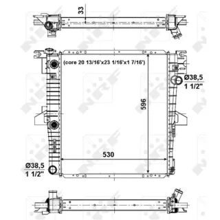 NRF Motork?hler gel?tet Ford Explorer 56034