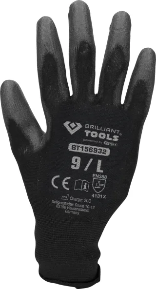 Brilliant Tools Mikro-Feinstrickhandschuhe  9 - BT156932
