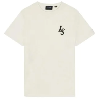 Lyle & Scott Club Emblem Kreide-T-Shirt